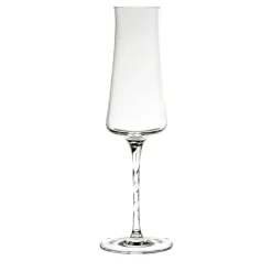 Beviamo Set of 6 Flutes with Twisted Stem