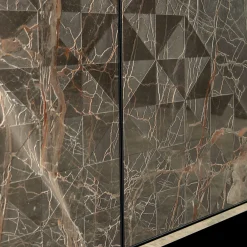 Beyond 4-Door Ombra di Caravaggio Marble Sideboard