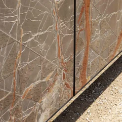 Beyond 4-Door Ombra di Caravaggio Marble Sideboard