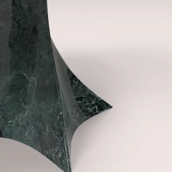 Bianca Round Verde Alpi Table