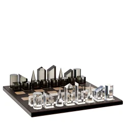 Bicolor Chess Board with Acrylic Glass Components