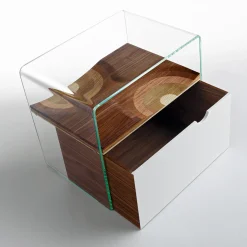 Bifronte Nightstand with Drawer by Toyo Ito