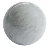 Big paperweight sphere in grey Bardiglio marble