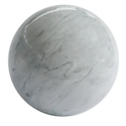 Big paperweight sphere in grey Bardiglio marble