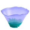 Big Surprise 2 Small Purple & Green Resin Vase by Gaetano Pesce