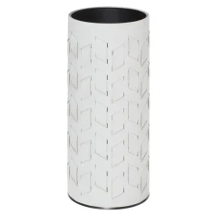 Bino White Umbrella Holder with Cancun Pattern