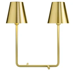 Bio Satin Brass Table Lamp By Aldo Cibic
