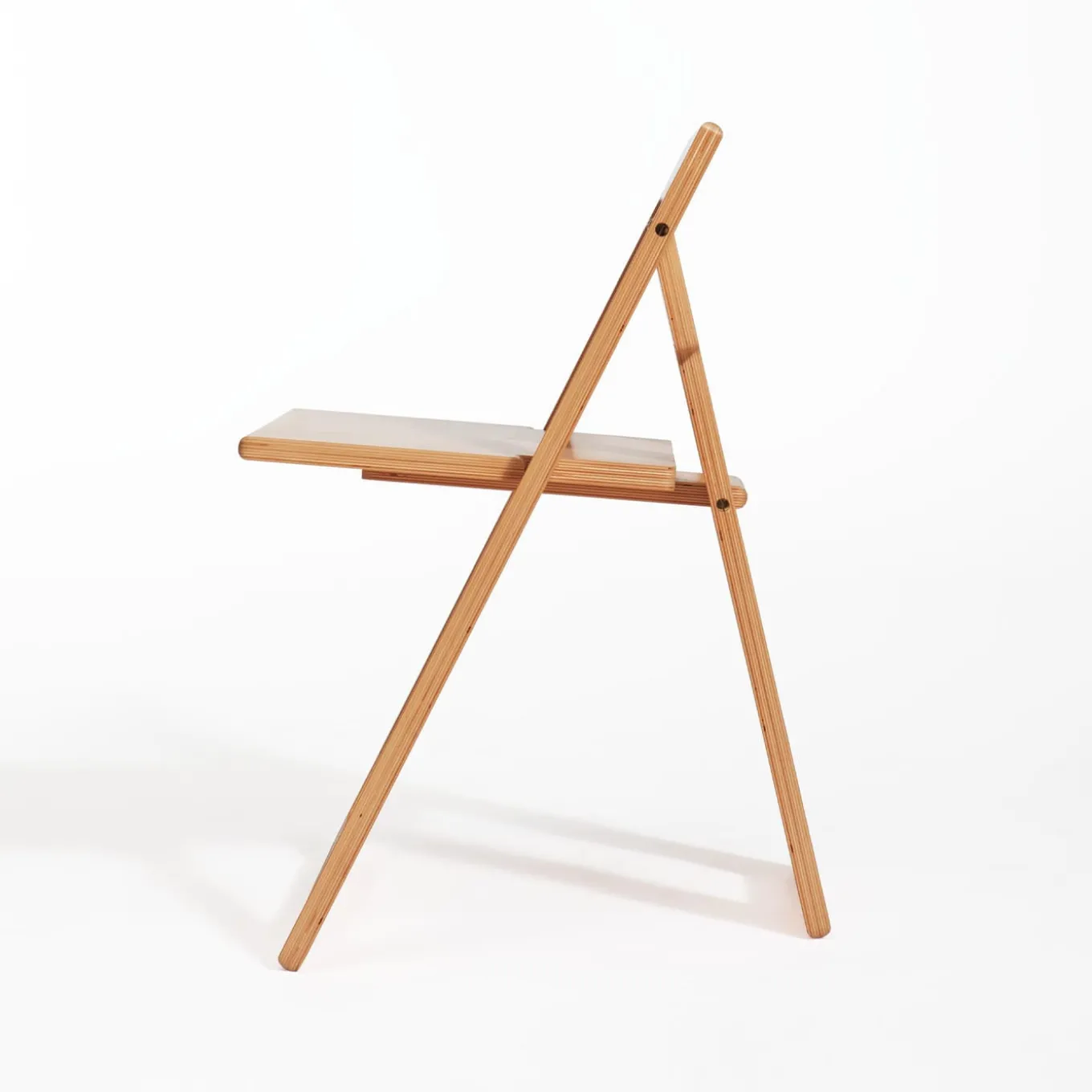 Birch Wood Folding Chair