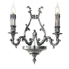 Bird 2-Light Blue-Silvery Sconce