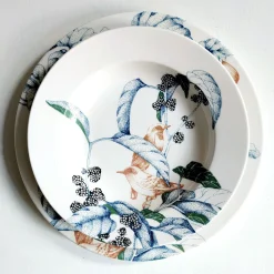 Bird Song Polychrome Soup Plates #1