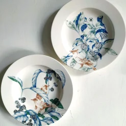 Bird Song Polychrome Soup Plates #1