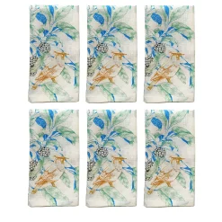 Bird Song Set of 6 Polychrome Napkins