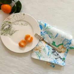 Bird Song Set of 6 Polychrome Napkins