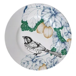Bird Song Set of 2 Polychrome Bread Plates #2
