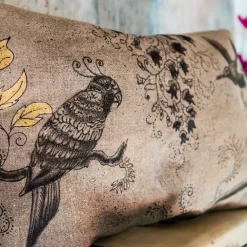 Birds & Flowers Cushion 010