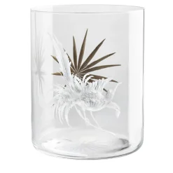 Birds of Paradise Crystal Glass #4
