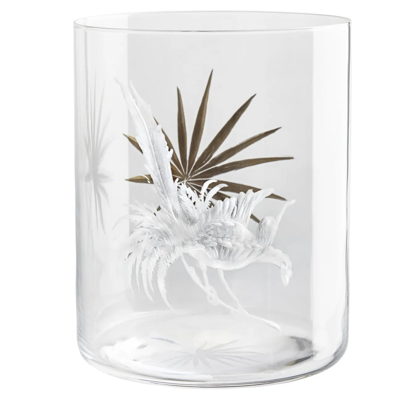 Birds of Paradise Crystal Glass #4