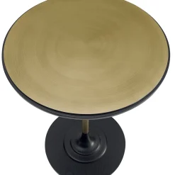 Bistro Table with Brass Top