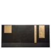 Black & Gold Wood Bed Headboard