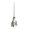 Black & White Ceramic Candlestick with 4 Scented Candles