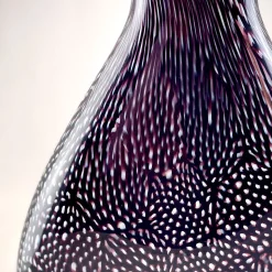 Black & White Filigree Murrine Large Vase