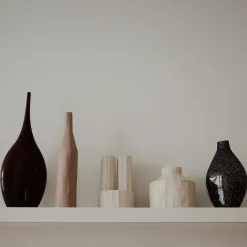 Black & White Filigree Murrine Large Vase