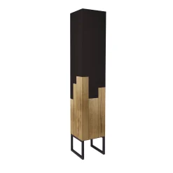 Black and Durmast Fiammifero Totem Cabinet by Giulia Contaldo