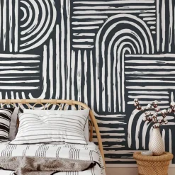 Black and White Abstract Wallpaper