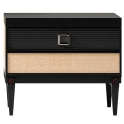 Black and White Nightstand