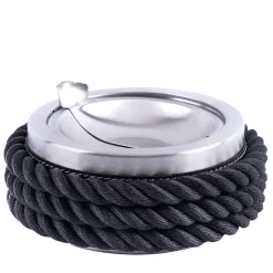Black Concave Ashtray