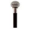 Black Crystal Sphere Cane