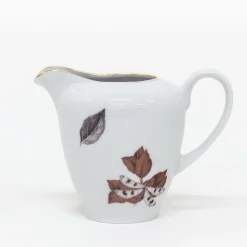 Black Dragon Pool Porcelain Tea Set With Leaves