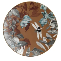 Black Dragon Pool Set Of 2 Porcelain Dessert Plates #3