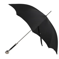 Black Honeycomb Umbrella with Horse Handle