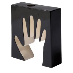 Black Impronta Flower Vase by Ico Parisi