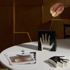 Black Impronta Flower Vase by Ico Parisi