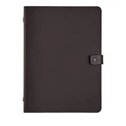 Black Leather Folder