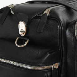 Black Leather Weekender Jones