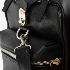 Black Leather Weekender Jones