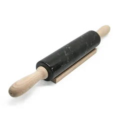 Black Marble Rolling Pin