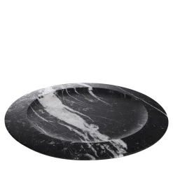 Black Marquina Dinner Plate by Ivan Colominas #2