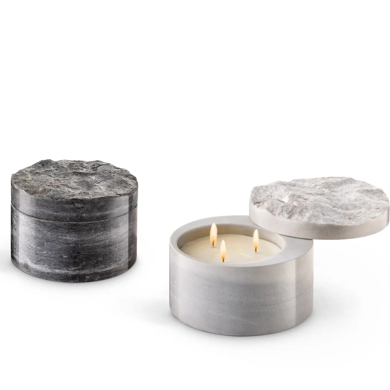 Black Moon 'Phase Marble Candle