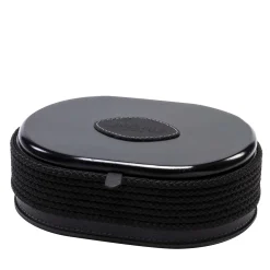 Black Oval Jewelry Box
