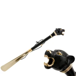 Black Panther enameled wood shoehorn