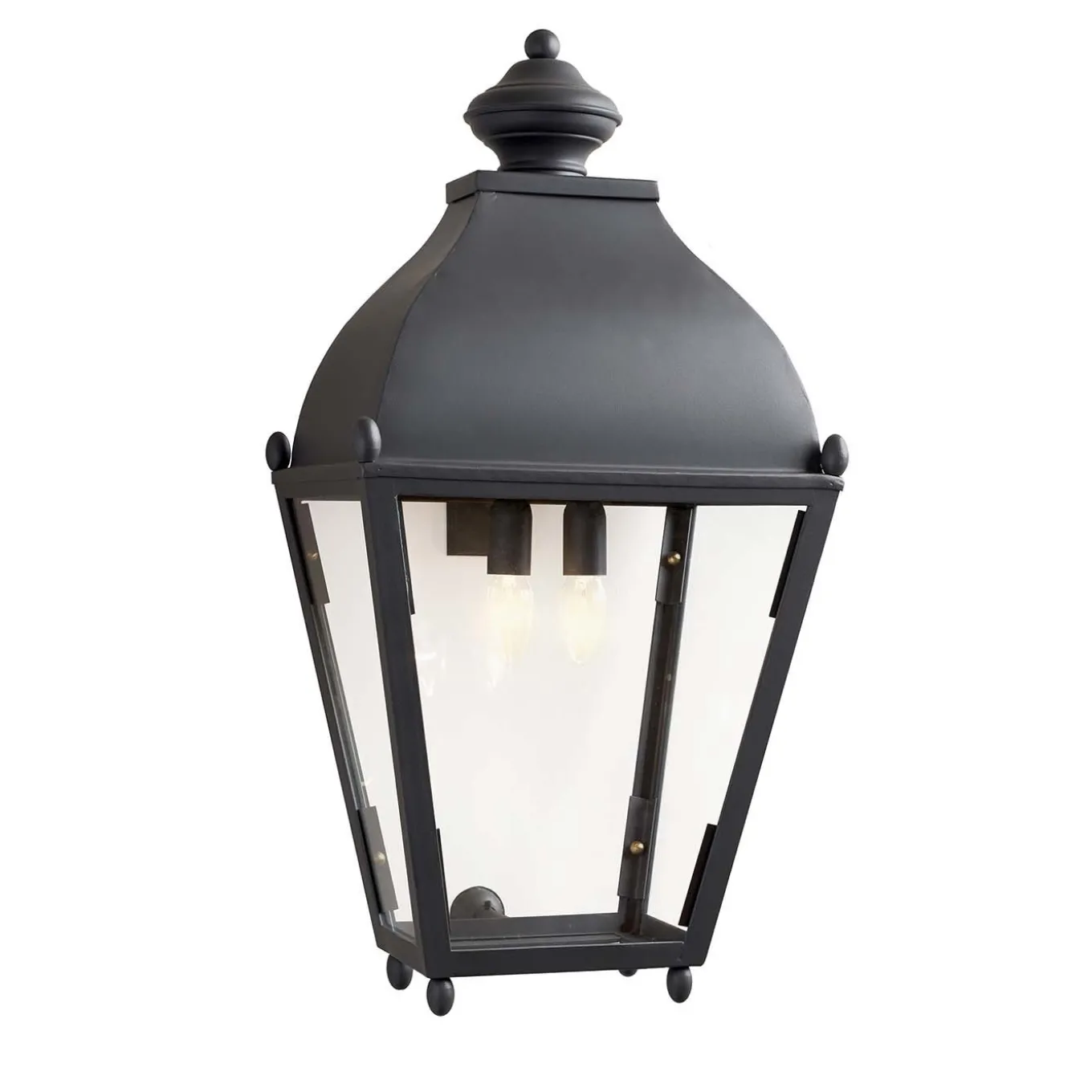 Black Reggio Porch Light