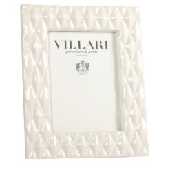 BLACK TIE SMALL PHOTO FRAME - WHITE