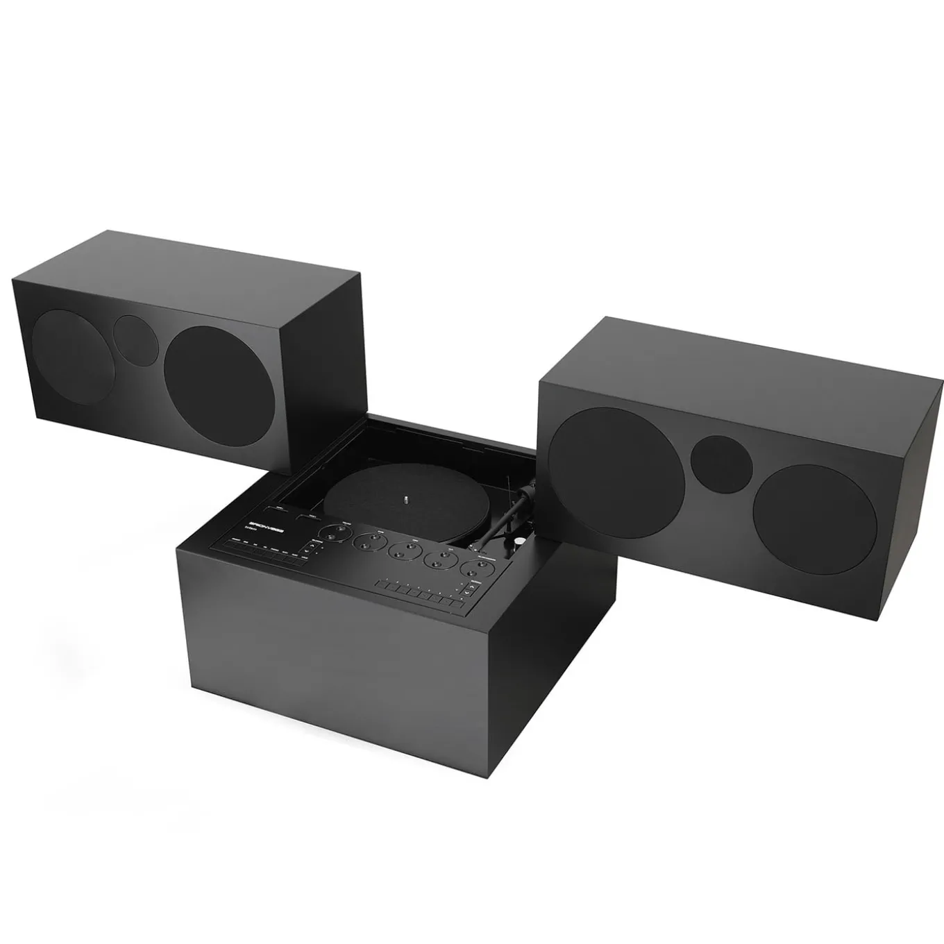 Black Totem RR231 Stereo Unit by Mario Bellini