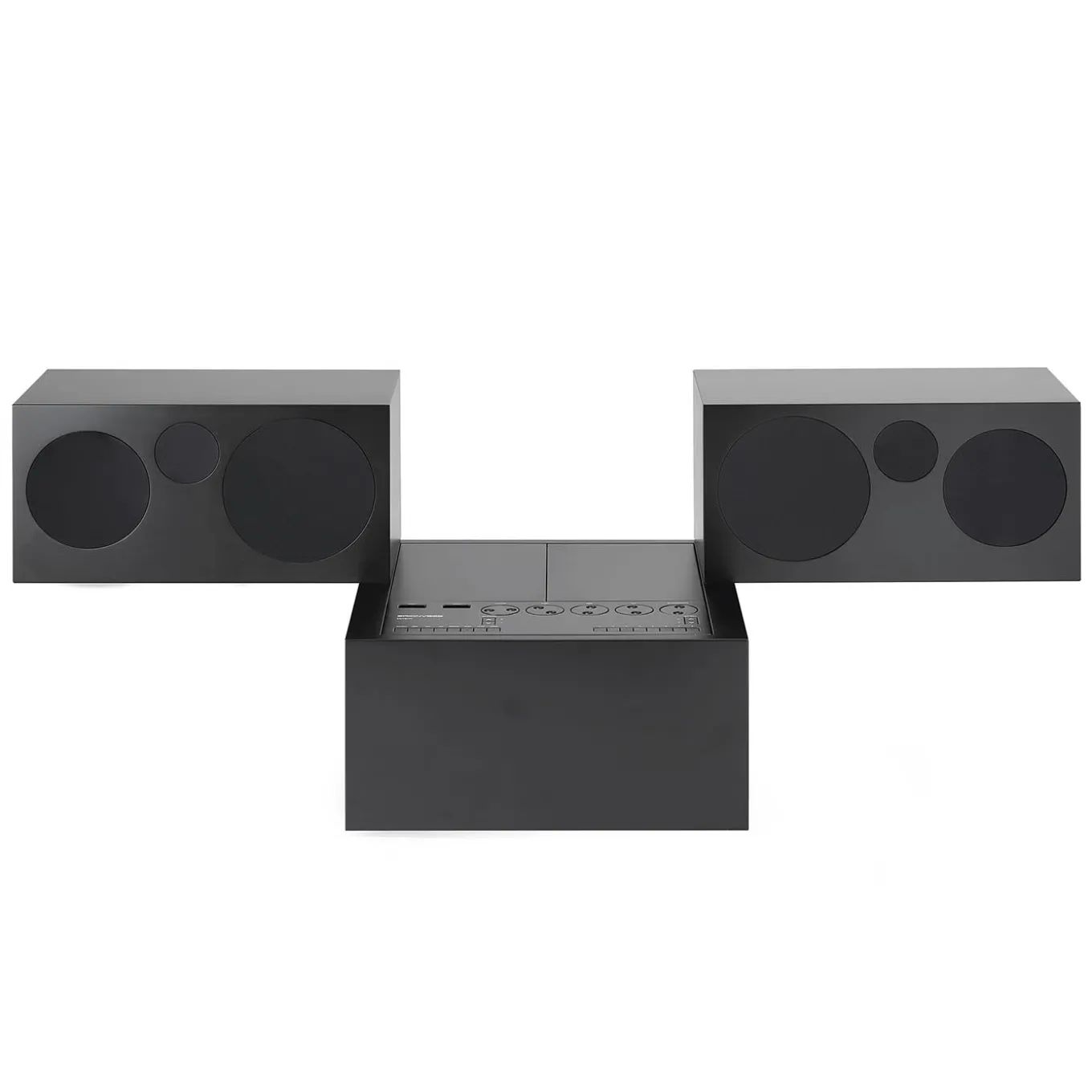 Black Totem RR231 Stereo Unit by Mario Bellini