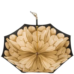 Black Umbrella with Greyhound Handle