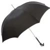Black Umbrella with Horse Handle